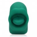 Licking&Vibrating Clitoral Stimulator, 20 Stimulating Modes, Silicone, USB, Green, 8.5 cm 8714273048882 Csiklóizgatók