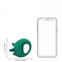 Licking&Vibrating Clitoral Stimulator, 20 Stimulating Modes, Silicone, USB, Green, 8.5 cm 8714273048882 Csiklóizgatók