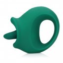 Licking&Vibrating Clitoral Stimulator, 20 Stimulating Modes, Silicone, USB, Green, 8.5 cm 8714273048882 Csiklóizgatók