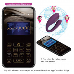 PRETTY LOVE - Aari, 10 vibration functions Mobile APP Long-distance Control 10 thumping functions 6959532360905 Párvibrátor