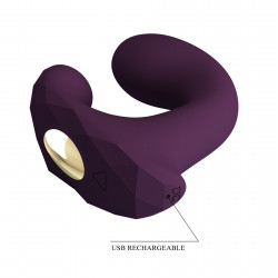 PRETTY LOVE - Billy Purple, 12 vibration functions Mobile APP remote control 6959532336238 Multifunkciós