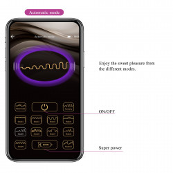 PRETTY LOVE - Billy Purple, 12 vibration functions Mobile APP remote control 6959532336238 Multifunkciós