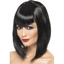 Furry Wig 5020570320679 fekete paróka Paróka Kiegészítők