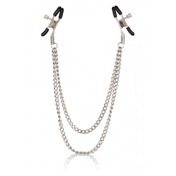 Tiered Nipple Clamps Metal 716770085979 Fetish