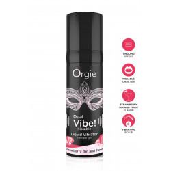 Dual Vibe! Kissable Liquid Vibrating Strawberry Gin And Tonic 15ml   5600742917540 Izgató krémek