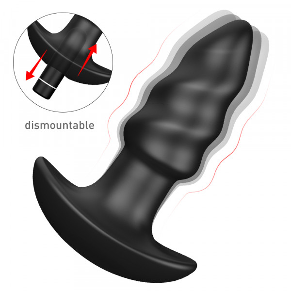 Vibrator Anal Booty, 9 Moduri Vibratii, Silicon, USB Multifunkciós