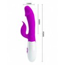 Peter 30 Rabbit Vibrator Silicon Purple Vibration Modes 19.2 Cm 6959532324129 Multifunkciós
