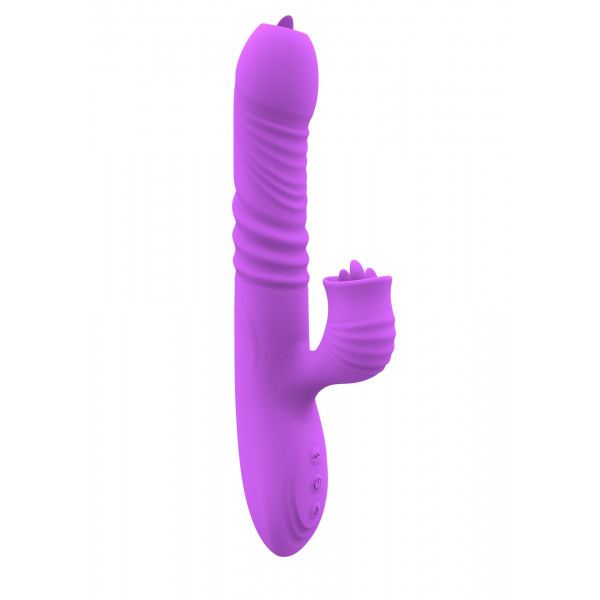 Wibrator-Fanny USB -Purple 5903661806958 Multifunkciós