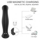 Podrik Stimulator, 9 Vibration Modes, Silicone, Magnetic USB, Black, Backdoor Pleasure 6427885007704 Multifunkciós