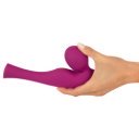 Sweet Smile Wand Vibrator Special , 20 Vibration Modes, Silicone, USB, Pink, 20 cm 4024144452637 Multifunkciós