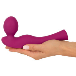 Sweet Smile Wand Vibrator Special , 20 Vibration Modes, Silicone, USB, Pink, 20 cm 4024144452637 Multifunkciós