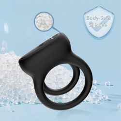 Dualo Black  Vibrator 5903661809584 Gyűrűk