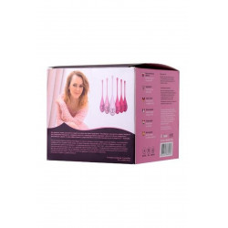 xEROMANTICA Set of 6 vaginal balls K-ROSE,silicone, pink 4627127669253 Gésagolyók