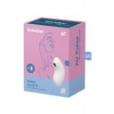 Stimulator Clitoris Vulva Lover 2 Air Pulse+Vibration USB Silicon White Multifunkciós