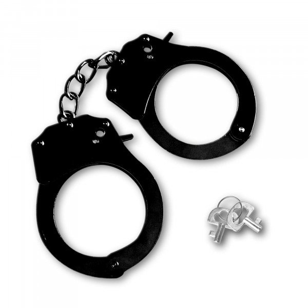 Police Metal Cuffs, Black 6427885022288 Bilincsek
