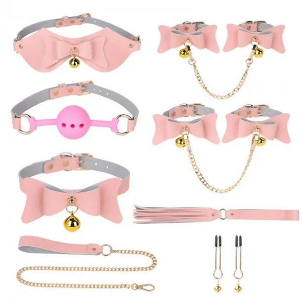 Lady Pink BDSM Kit 8 Piece, Pink  6427885023209 szett
