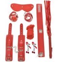 Harass Me! 7 pcs BDSM Kit, Red 6427885017710 szett