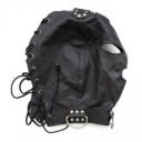 Maska-Bondage Hook Mask+Collar BLACK 8056389730368 Fetish