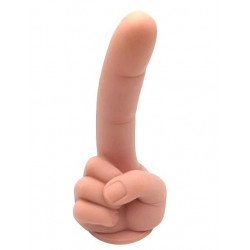Forefinger Dildo, Suction Cup Base, Liquid Silicone, Flash, 19 cm 6427885021441 Dildo Dildo