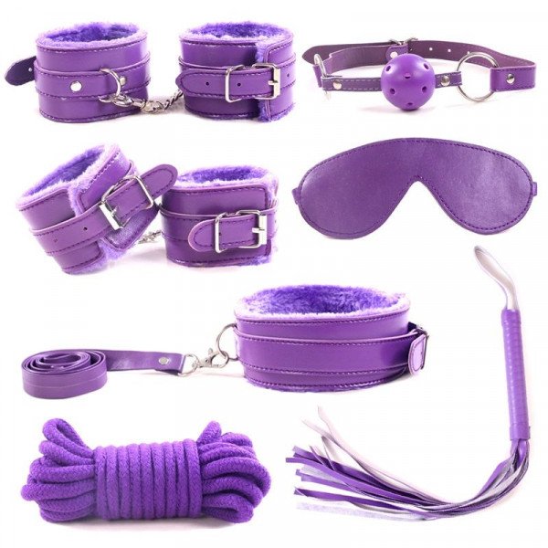 Love Me! 7 Piece BDSM Kit, Purple 6427885017888 szett