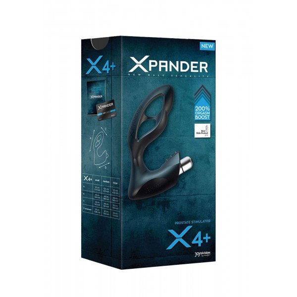 Plug/prostata-XPANDER X4+, rechargeable PowerRocket, small 4028403174377 Multifunkciós