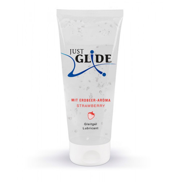 Just Glide Strawberry 200 ml 4024144450510 Vízalapú
