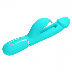 PRETTY LOVE - Kampas Green, 7 vibration functions 4 licking settings 6959532335958 Multifunkciós