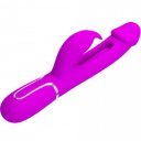 PRETTY LOVE - Kampas Rabbit 3 in 1, multifunction vibrator with tongue violet 6959532335941 Multifunkciós