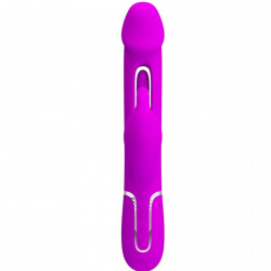 PRETTY LOVE - Kampas Rabbit 3 in 1, multifunction vibrator with tongue violet 6959532335941 Multifunkciós