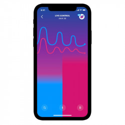 Dual Love Satisfyer Stimulator Red Silicon Free APP 4061504003054 Csiklóizgatók