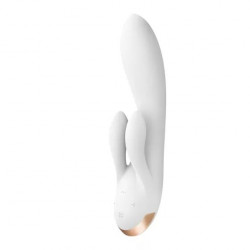 Satisfyer Double Flex - okos, csiklókaros vibrátor 4061504002620 Multifunkciós Multifunkciós