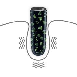 Rechargeable Glow-in-the-dark Heart Massager  6970260906746 Multifunkciós