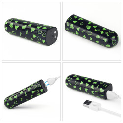 Rechargeable Glow-in-the-dark Heart Massager  6970260906746 Multifunkciós