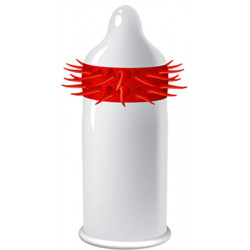 Egzo Hot Red 1pc condom toy  5094028013857 Óvszerek Óvszerek