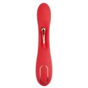 Flame G-Spot Vibrator, Super Powerful, 2 Independent Motors, 9 Vibration Modes, Silicone, USB, Red, 22.2 cm  6427885026422 Multifunkciós