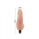 Super Mini Realistic Vibrator, TPR Life-Like, Flesh, 12 cm  6959532305852 Vibrátorok