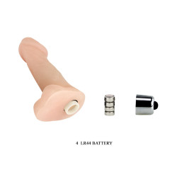Vibrator Slick Pleasure, TPR, Natural, 12.5 cm 6959532306415 Vibrátorok