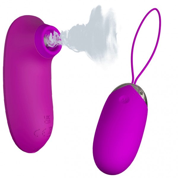 Orthus 2 in 1 Stimulator, 12+4 Stimulator Modes, Silicone, USB, Purple  6959532326604 Multifunkciós
