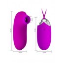 Orthus 2 in 1 Stimulator, 12+4 Stimulator Modes, Silicone, USB, Purple  6959532326604 Multifunkciós