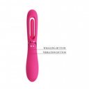Lexie Vibrator 7 Vibration Modes, 4 Wiggling Modes, Silicone, USB Magnetic, Silicone, Pink, 20 cm 6937526503538 Multifunkciós
