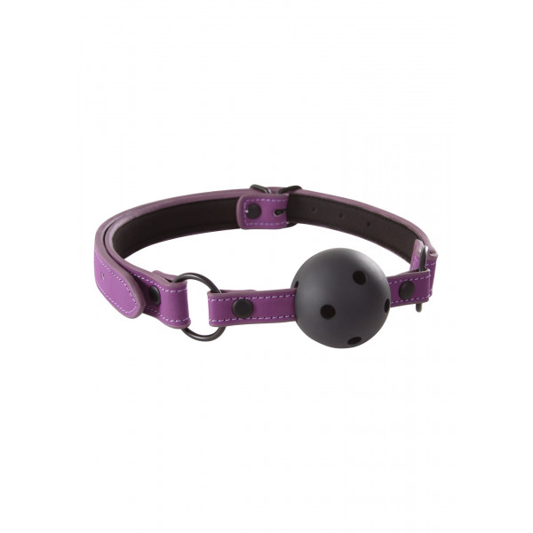 Lust Bondage Ball Gag Purple 657447097546 Fetish