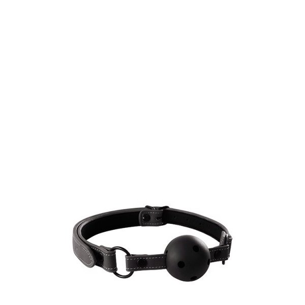 RENEGADE BONDAGE BALL GAG BLACK 657447097706 Fetish szájpecek