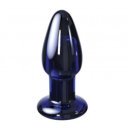 Vibro Plug Glass, Remote Control, 10 Vibration Modes, Premium Glass, USB, Blue, 10.3 cm 6427885002365 Anál