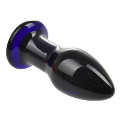 Vibro Plug Glass, Remote Control, 10 Vibration Modes, Premium Glass, USB, Blue, 10.3 cm 6427885002365 Anál
