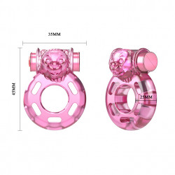 BAILE - Cockring VIBRATOR & CONDOM 6959532300376 Gyűrűk