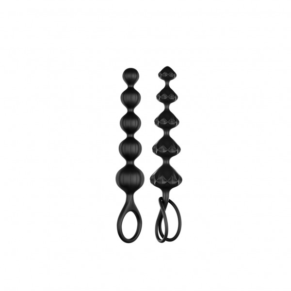 Satisfyer Love Beads (set of 2) (Black) 4061504000855 Anál