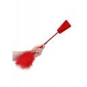 Ouch! Crop With Feather - Red  8714273505330 Fetish