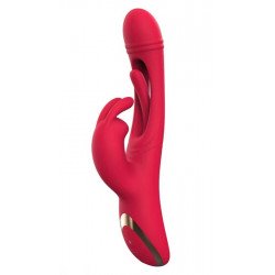 Yara Vibrator, Vibrating & Tapping, Silicone, Magnetic USB, Red, 24.1 cm 6427885005052 Multifunkciós Multifunkciós