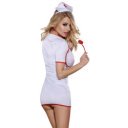 Costum Asistenta Sexy 4 Piese, S/M 5000128046251 Szerepruhák