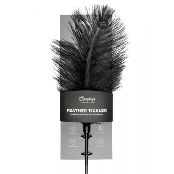 Black Feather Tickler  8718627527924 Fetish/Cirogató